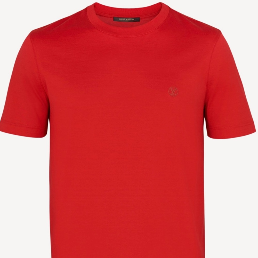 Brand new Louis Vuitton bright red shirt size xl